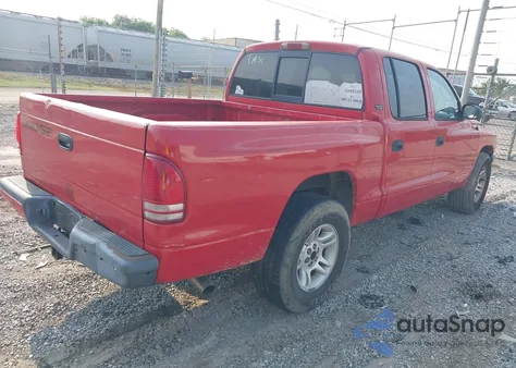 2001 Dodge Dakota Slt/Sport from USA, damaged, VIN 1B7GL2AN21S132615